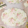 Apple Blossom Quilted Placemat Set of 4 - Light Green