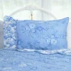 Augustine Pillowcase - Washed Blue