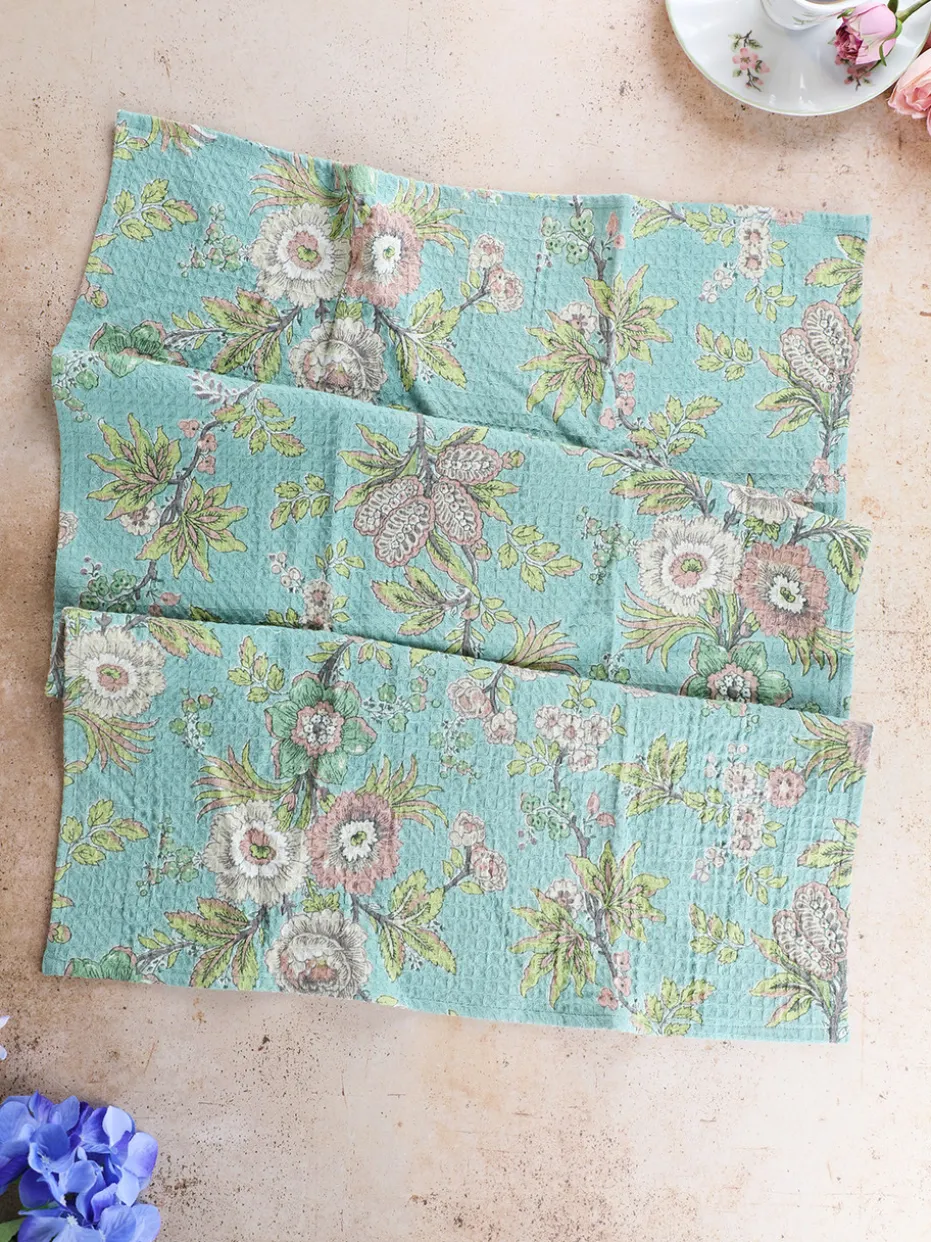 Augustine Tea Towel Set of 2 - Jade