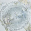 Aurora Glass Plates Set of 4 - Blue
