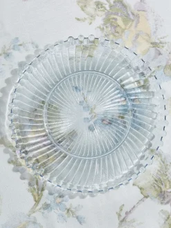Aurora Glass Plates Set of 4 - Blue