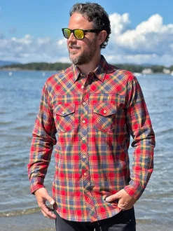 Autumn Flannel Shirt - Red Multi