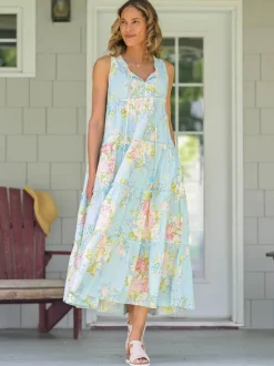 Blanche Dress - Aqua