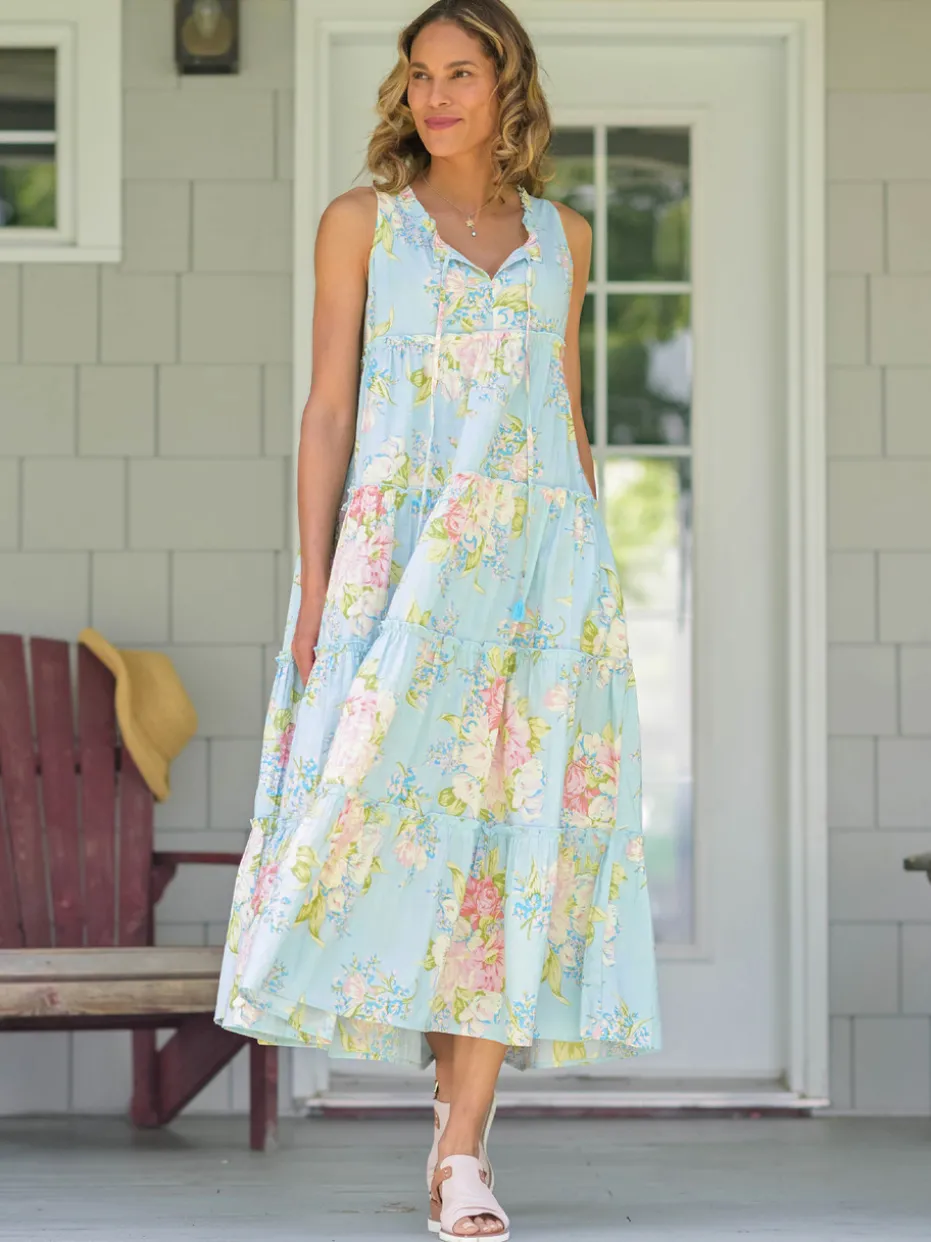 Blanche Dress - Aqua