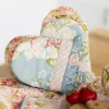 Blanche Patchwork Mini Mitt Set of 2 - Mist