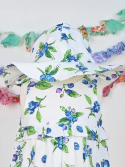 Blueberry Baby Sunhat - Blue White