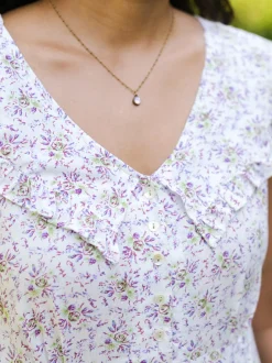 Brighton Garden Dress - White