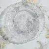 Chantilly Glass Plates Set of 4 - Clear
