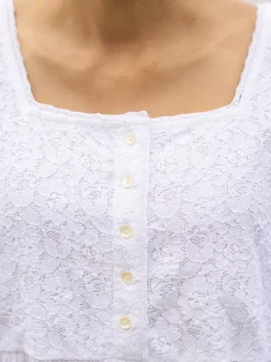 Chantilly Lace Nighty - White