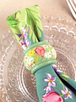 Charming Napkin Ring Set of 4 - Jade