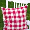 Charm Jacquard Cushion Cover - Red
