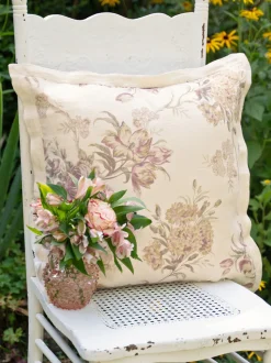 Conservatory Linen Cushion Cover - Ecru