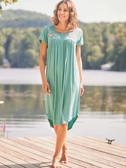 Cottage Nighty - Aqua