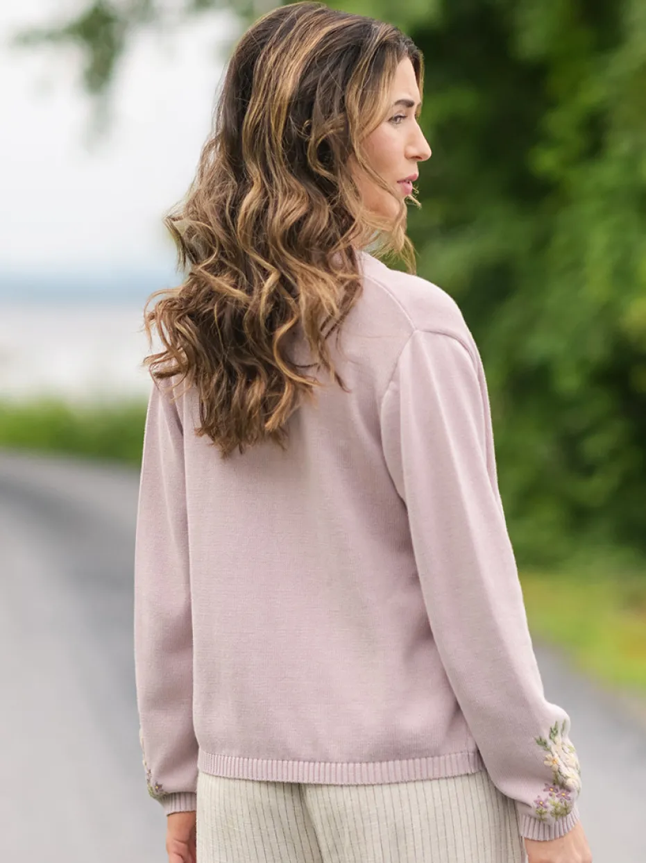 Cozy Garden Cardigan - Amethyst
