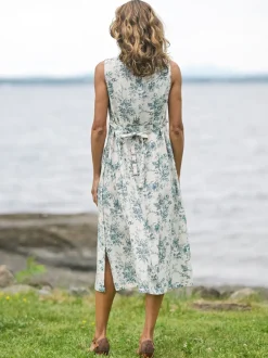 Dancing Rose Porch Dress - Ecru