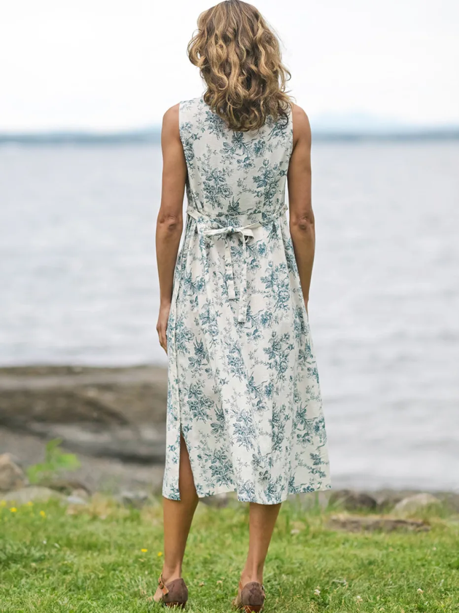 Dancing Rose Porch Dress - Ecru