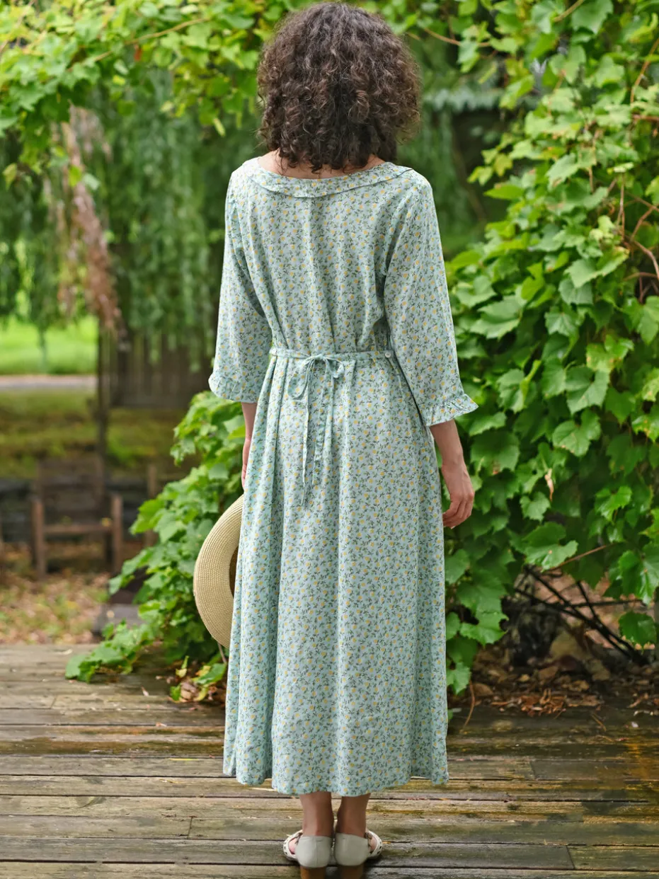 Daphne Tea Dress - Powder Blue