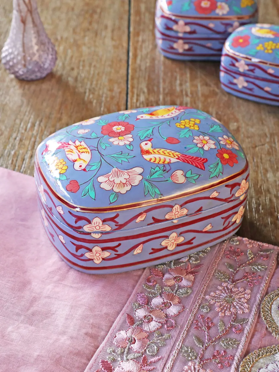 Darjeeling Trinket Box Large - Periwinkle