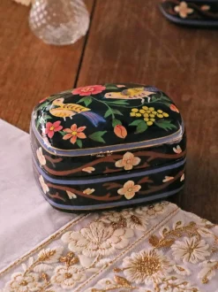 Darjeeling Trinket Box Medium - Black