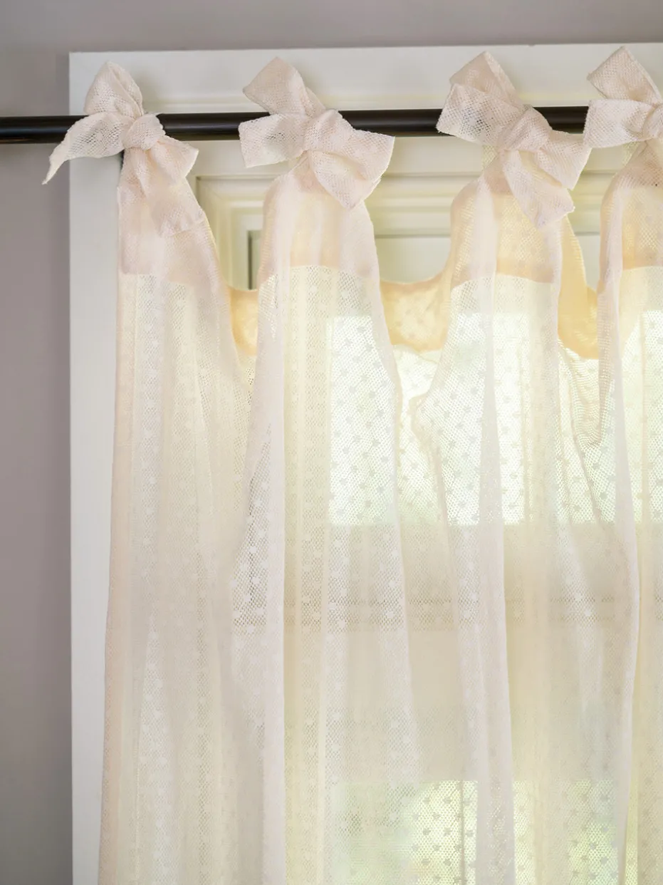 Ella Dot Lace Curtain