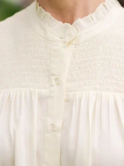 Emma Sleeveless Blouse - Ecru