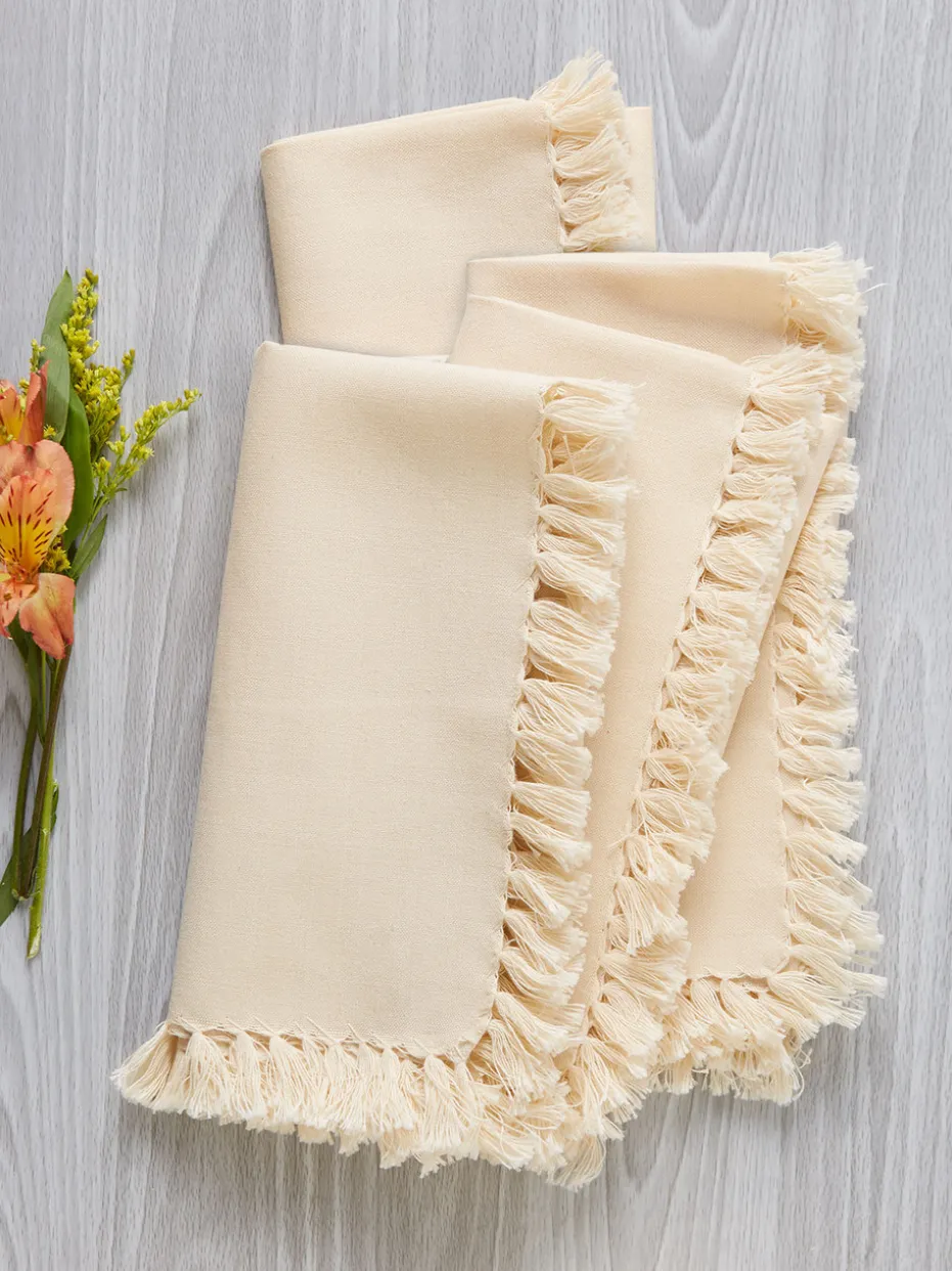 Essential Napkin Set of 4 - Ecru