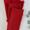 Essential Napkin Set of 4 - Red