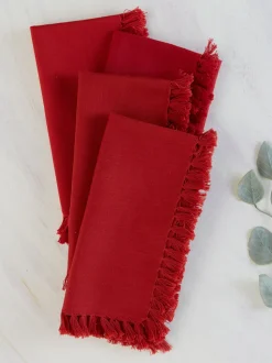 Essential Napkin Set of 4 - Red