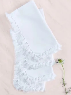 Essential Napkin Set of 4 - White