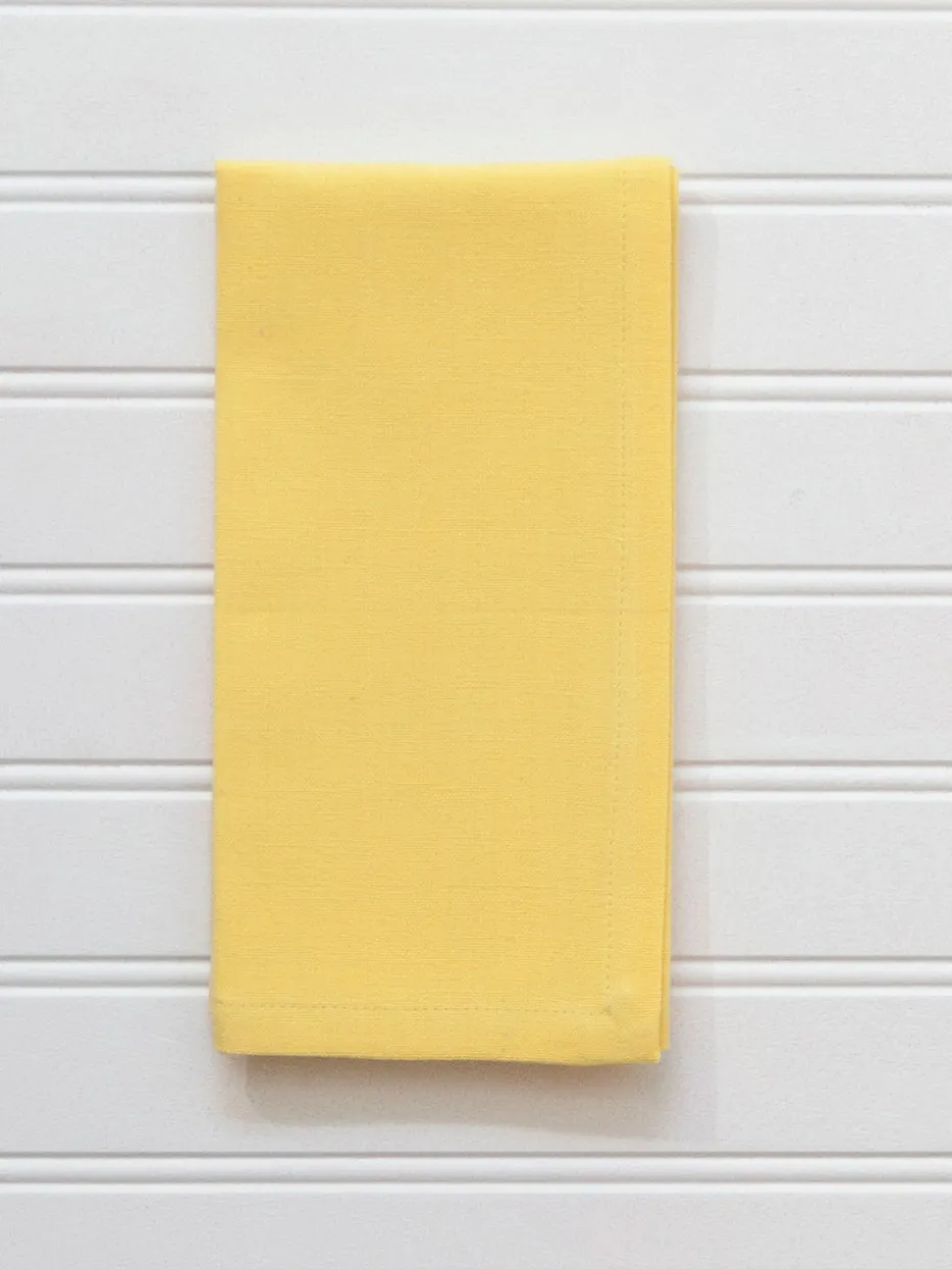 Essential Napkin Set of 4 - Yellow