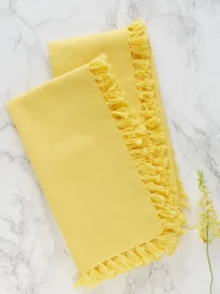 Essential Napkin Set of 4 - Yellow