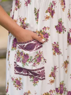 Estella Porch Dress - Purple