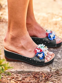 Flowerchild Sandal - Black