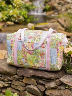 Garden Collage Duffle Bag - Pastel