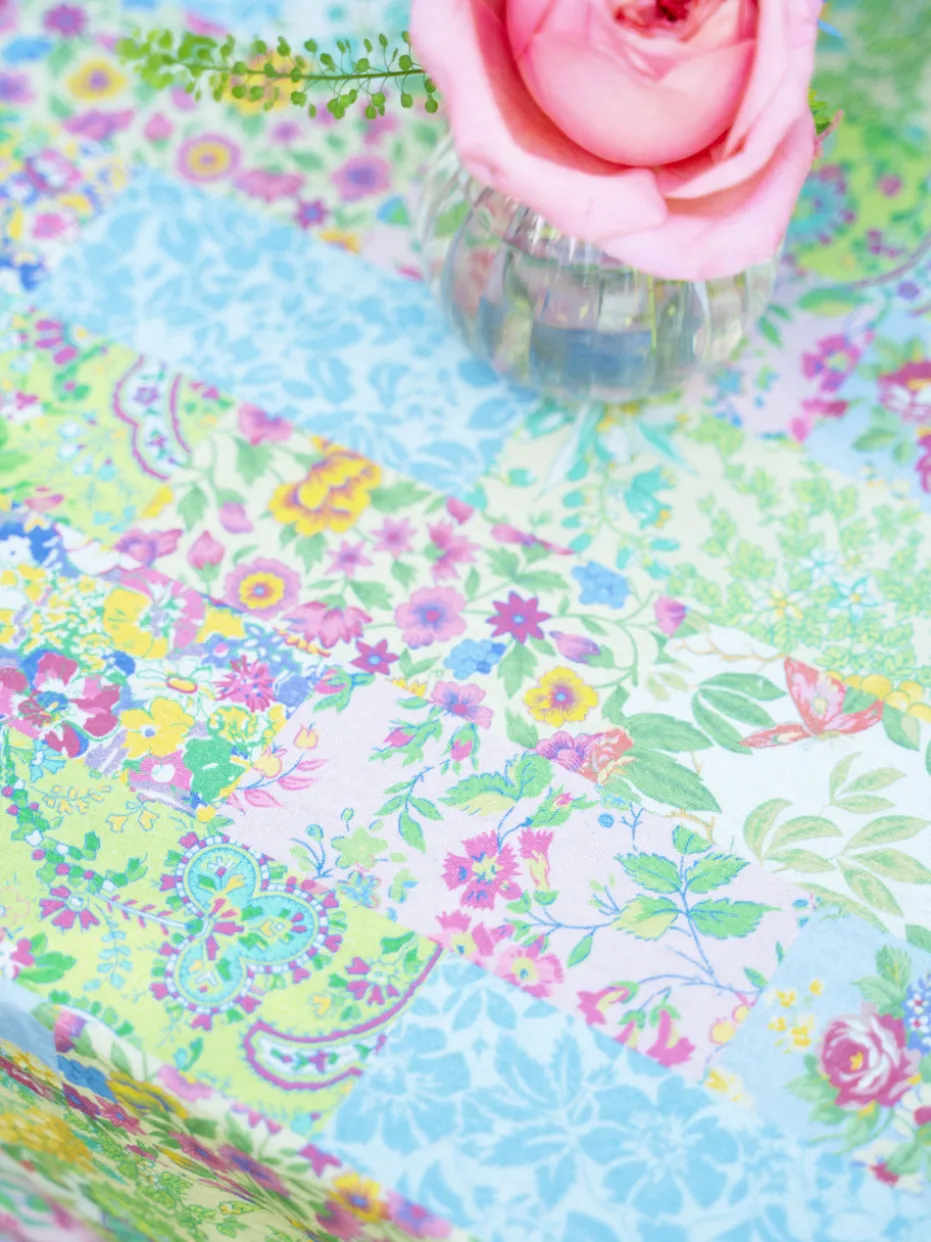 Garden Collage Tablecloth - Pastel