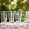 Garden Drinking Glass Set of 4 - Clear