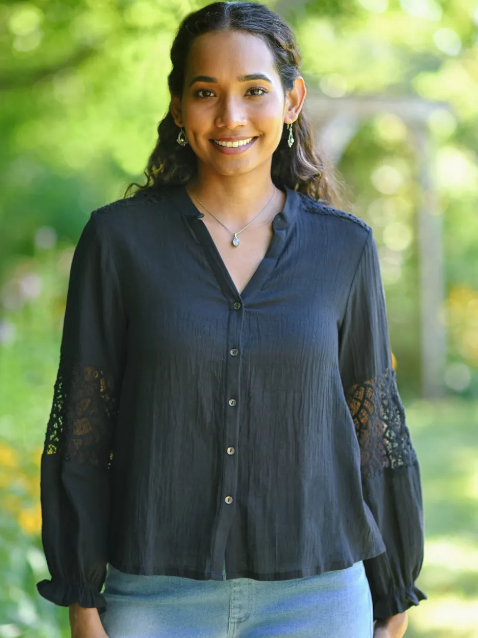 Giovanna Blouse - Black