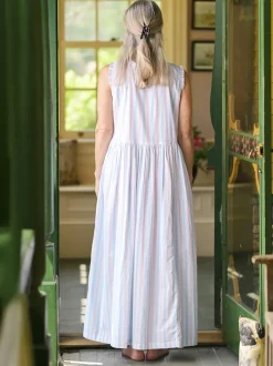 Hampton Stripe Nighty - White Blue