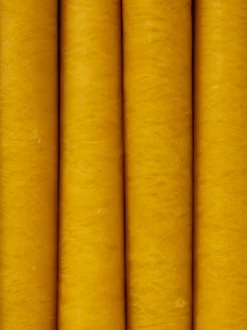 Hand Dipped Candles Set of 4 - Harvest Gold