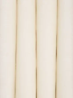 Hand Dipped Candles Set of 4 - Shell White