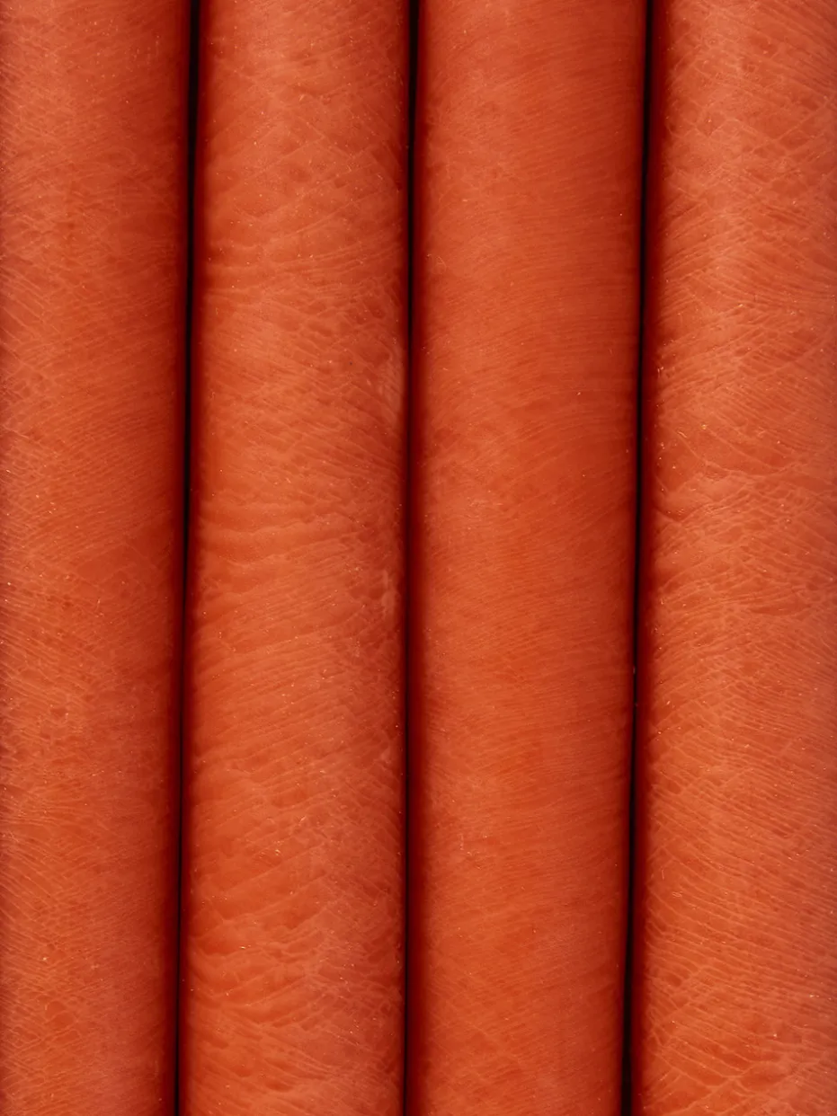 Hand Dipped Candles Set of 4 - Terracotta