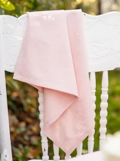 Lark Cotton Jacquard Napkin Set of 4 - Blush