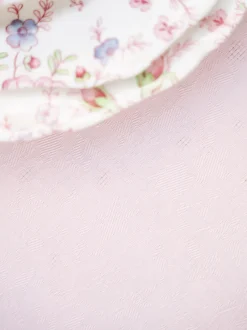 Lark Cotton Jacquard Round Cloth - Blush