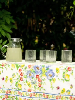 Lexi Ribbed Old Fashion Glasses Set of 6