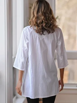 Lotus Tunic - White