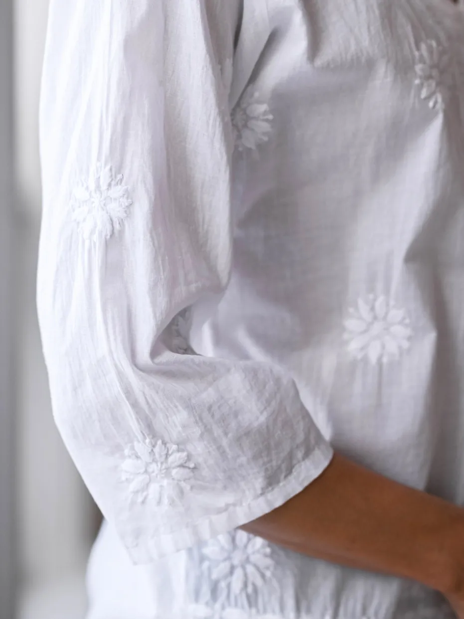 Lotus Tunic - White