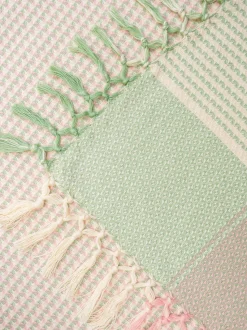 Luncheon Plaid Tablecloth - Pink Green