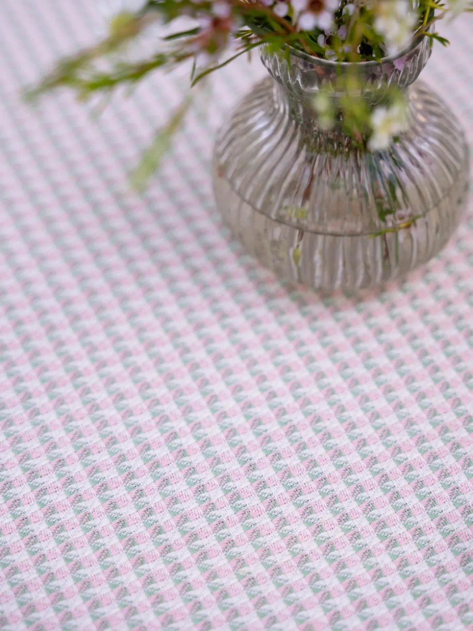 Luncheon Plaid Tablecloth - Pink Green
