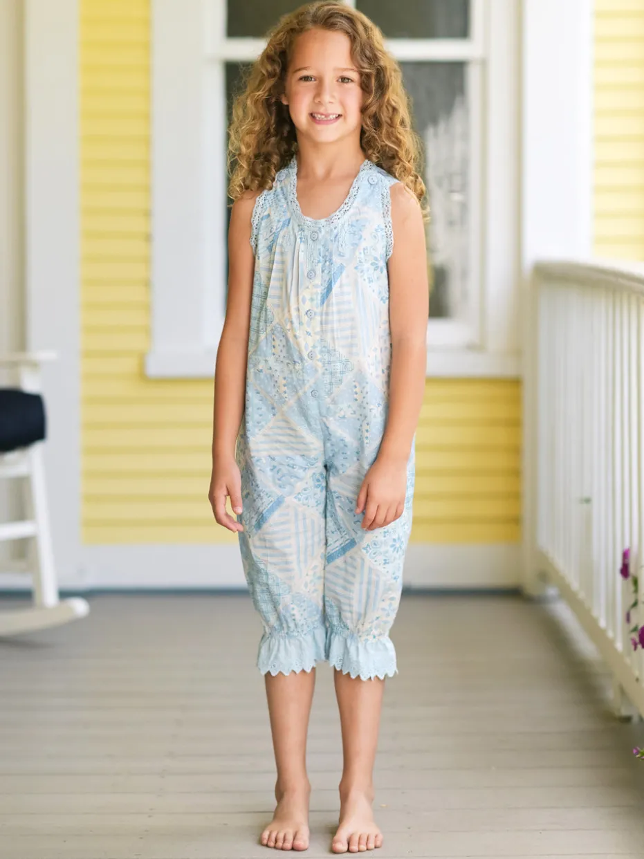 Maddie's Medley Kids Jumpsuit - Light Blue