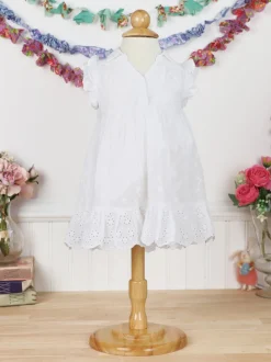 Maldives Baby Dress - White